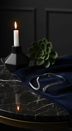 ESU YILAN DETAY KELEPÇE BİLEKLİK 