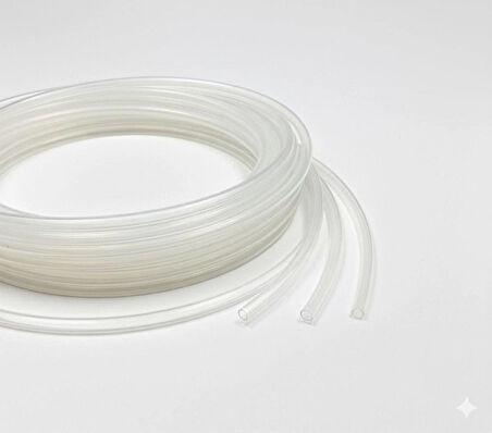 DYZER TB Şeffaf Teflon Hortum 10X12   10 metre  (İç Çap : 10 mm  Dış Çap : 12 mm)