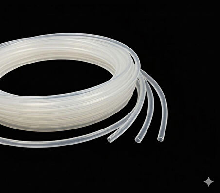 DYZER TB Şeffaf Teflon Hortum 6X8   11 metre  (İç Çap : 6 mm  Dış Çap : 8 mm)