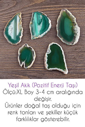 Sertifikalı Zirkon Taşlı Model Plaka Yeşil Akik Taşı Kolye