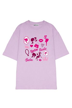 Unisex Oversize T-shirt Barbie Cartoon