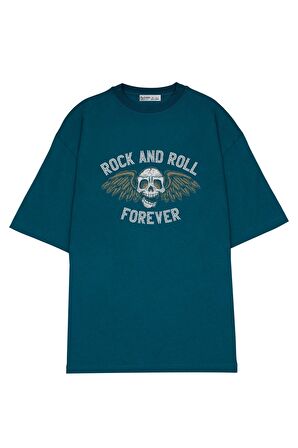 Unisex Oversize T-shirt METALLICA_Rock And Roll Forever