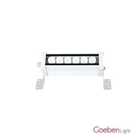 Goeben 6W LED  Wallwasher - Duvar Boyama Armatürü 20 cm -Mavi