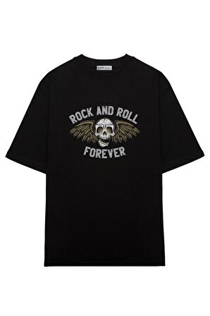 Unisex Oversize T-shirt METALLICA_Rock And Roll Forever