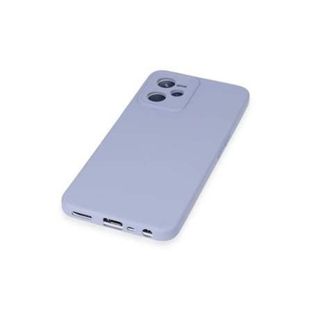 STR STORE Realme C35 Kılıf Nano içi Kadife Silikon - Lila GBZS