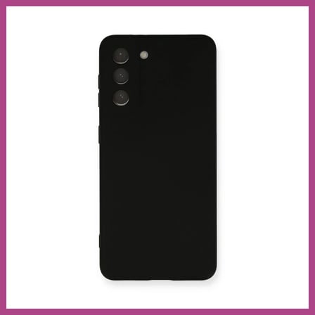 STR STORE Samsung Galaxy S21 Kılıf Nano içi Kadife Silikon - Siyah GBZS
