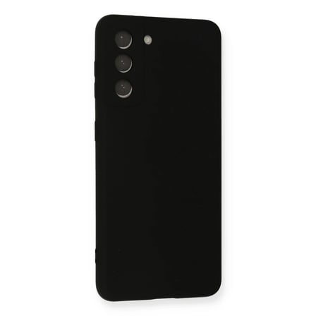 STR STORE Samsung Galaxy S21 Kılıf Nano içi Kadife Silikon - Siyah GBZS