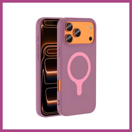 STR STORE Joko iPhone 18 Pro/17 Pro Z Silikon Magsafe Kapak - Mor GBZS