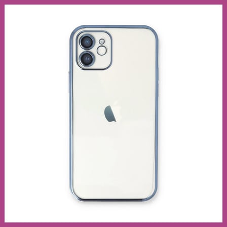 STR STORE iPhone 11 Kılıf Lensli Silikon - Açık Mavi GBZS