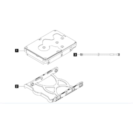 LENOVO THINKSYSTEM 4XB7A77446 ST50/ST45 SERIES 3.5 2TB 7.2K SATA6GB NON-HOT SWAP 512N HDD GBZS