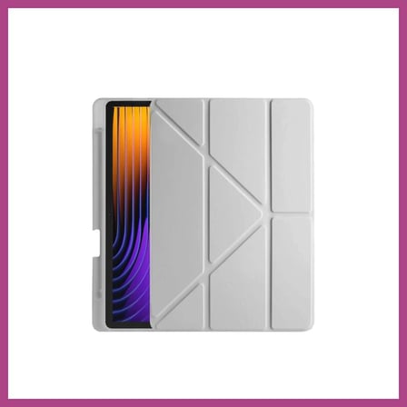 STR STORE Pad 7 Pro Kılıf Kalemlikli Mars Tablet Kılıfı - Gri GBZS