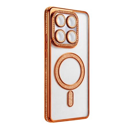 STR STORE Mi 17T Pro Joke Simli Magneticsafe Kılıf - Turuncu GBZS