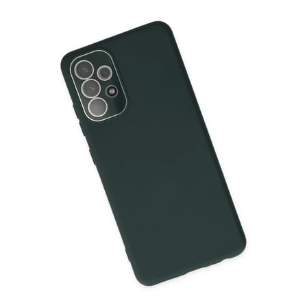 STR STORE Samsung Galaxy A53 5G Kılıf Lansman Glass Kapak - Koyu Yeşil GBZS