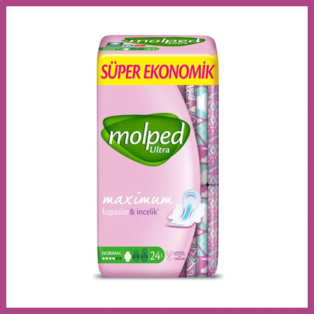 STR STORE Ultra Hijyenik Anatomik Ped Normal Süper Eko 24 Adet GBZS
