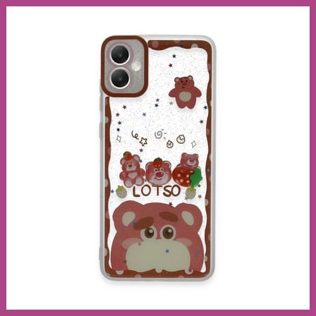 STR STORE Samsung Galaxy A05 Uyumlu Kılıf Sweet Desenli Silikon Kapak - Pembe GBZS
