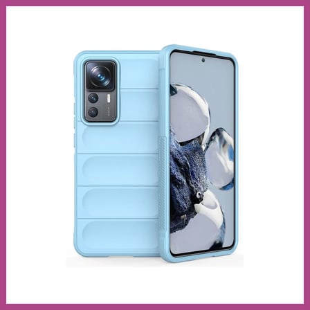 STR STORE Mi 12T Pro Uyumlu Kılıf Optimum Silikon - Sky Blue GBZS