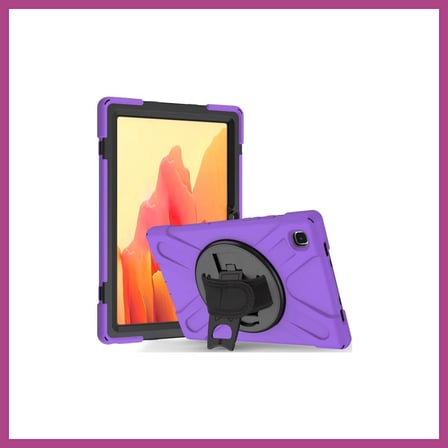 STR STORE Samsung Galaxy T500 Tab A7 10.4 Kılıf Amazing Tablet Kapak - Mor GBZS