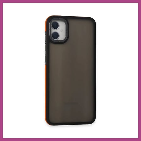 STR STORE Samsung Galaxy A05 Uyumlu Harvel Kapak - Turuncu GBZS