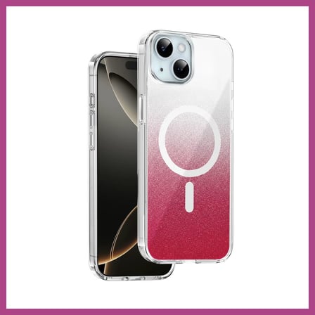 STR STORE Onegif iPhone 14 Uyumlu Sora Simli Magsafe Kapak - Kırmızı GBZS