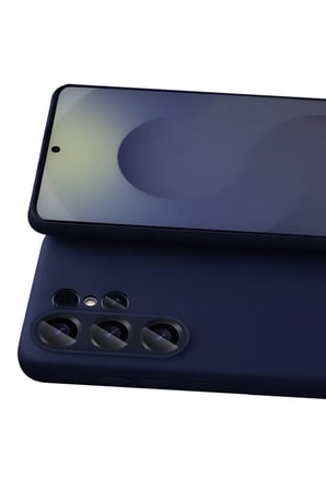 STR STORE Samsung Galaxy S26 Ultra Uyumlu Nano içi Kadife Silikon - Lacivert GBZS
