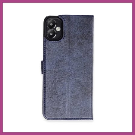 STR STORE Samsung Galaxy A05 Uyumlu Kılıf Trend S Plus Kapaklı Kılıf - Lacivert GBZS