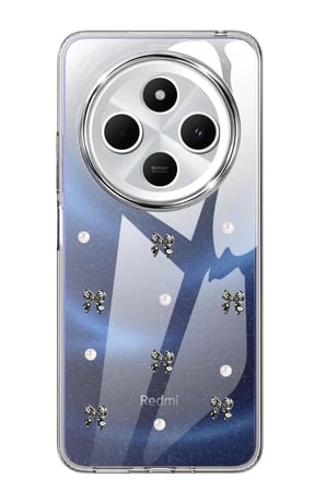 STR STORE Redmi 14C Uyumlu Fiyonk Desenli Kapak - Desen 8 GBZS