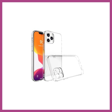 Str Store İphone 14 Pro Max Uyumlu Kılıf Lüx Şeffaf Silikon Gbzs