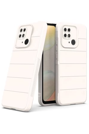 STR STORE Redmi 10C Uyumlu Kılıf Optimum Silikon - Krem GBZS