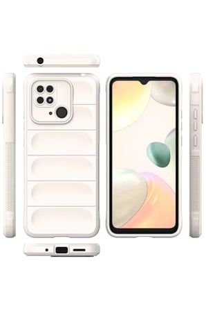STR STORE Redmi 10C Uyumlu Kılıf Optimum Silikon - Krem GBZS