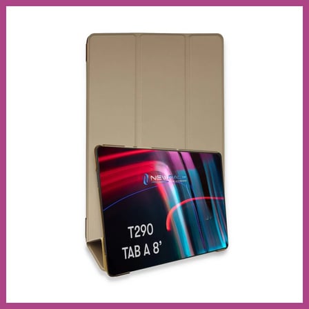 STR STORE Samsung Galaxy T290 Tab A 8 Kılıf Tablet Smart Kılıf - Gold GBZS