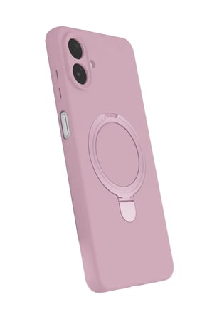 STR STORE Samsung Galaxy A07 4G Uyumlu Regal Magsafe Standlı Kapak - Açık Pembe GBZS