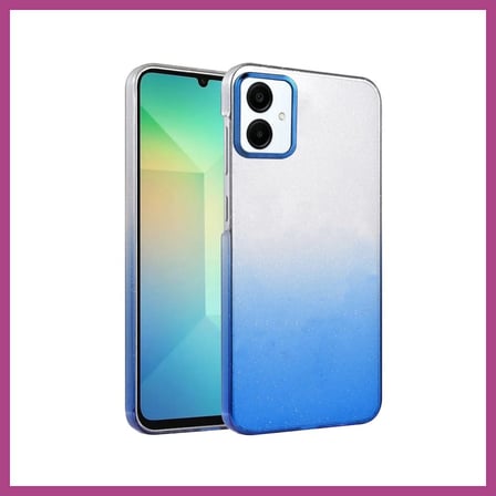 STR STORE Samsung Galaxy A06 Uyumlu Glossy Kapak - Mavi GBZS
