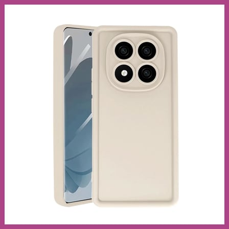 STR STORE Redmi Note 14 Pro 5G Uyumlu Kılıf Viera Silikon - Krem GBZS
