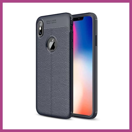 STR STORE iPhone XS Max Uyumlu Kılıf Auto Focus Kapak - Lacivert GBZS