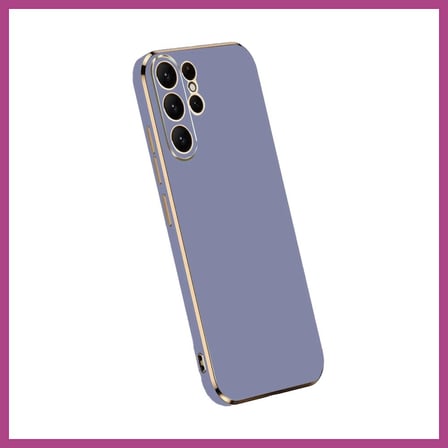 STR STORE Samsung Galaxy S25 Ultra Uyumlu Kılıf Volet Silikon - Mavi GBZS