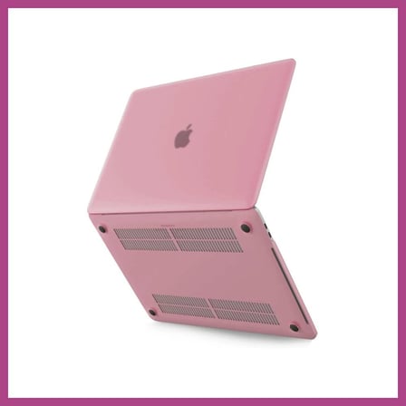 STR STORE Macbook Pro 13 2021 Macbook Buzlu Kapak - Pembe GBZS