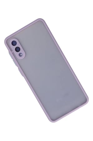 STR STORE Samsung Galaxy A02 Uyumlu Kılıf Montreal Silikon Kapak - Mor GBZS