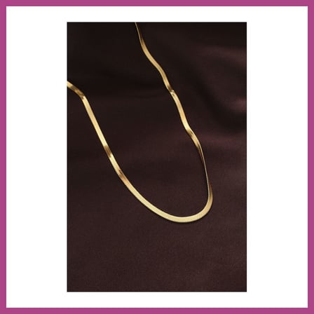 STR STORE 316L Çelik Gold Renk 60 cm İtalyan Zincir Kolye GBZS