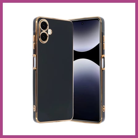 STR STORE Samsung Galaxy A07 4G Uyumlu Volet Silikon - Siyah GBZS
