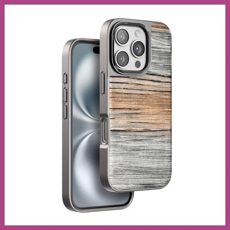 STR STORE Venco iPhone 16 Pro Max Uyumlu Wave Kapak - Sarı GBZS