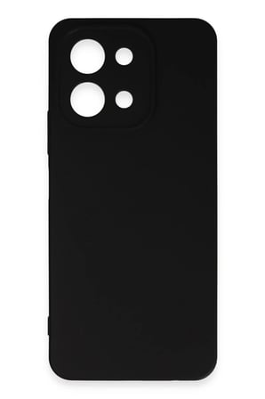 STR STORE Vivo Y28 Uyumlu Kılıf First Silikon - Siyah GBZS