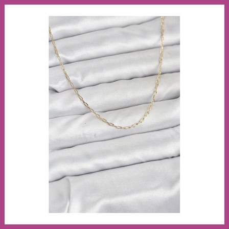 STR STORE CM 14K Gold Renk Ataç Zincir Model 60 cm Kadın Kolye GBZS