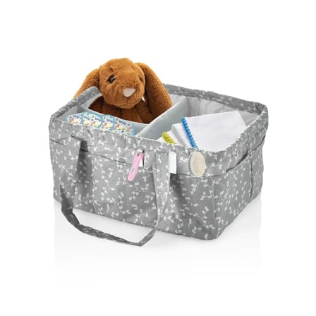 STR STORE Katlamalı Anne & Bebek Organizer 795 Gri Çiçek · Renk: Gri Çiçek GBZS