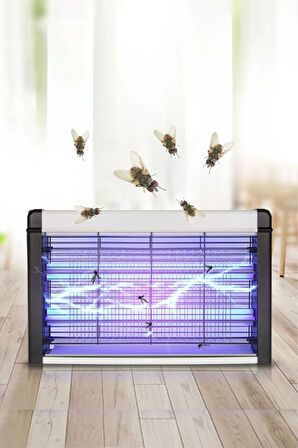 GüncelÇarşı 6W Taşınabilir Asılabilir Elektrikli Led UV Mor Işıklı Sinek Sivrisinek Öldürücü Kovucu Sineksavar