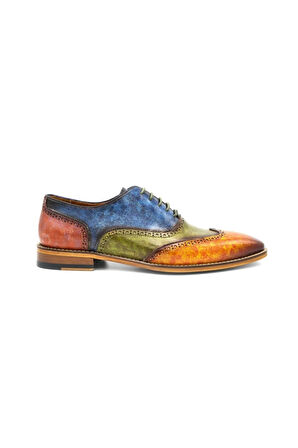 Mixed Color Pelitte Patina Dress Shoes