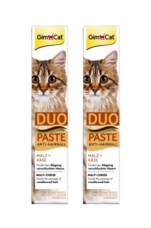 Gimcat Anti Hairball Malt Cheese Duo Paste Peynirli Kedi Macunu 50 Gr x 2 ADET = 100 Gr