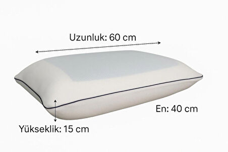 Gelcell Soğutucu Visco Jel %100 Doğal Ortopedik Terletmeyen Yastık