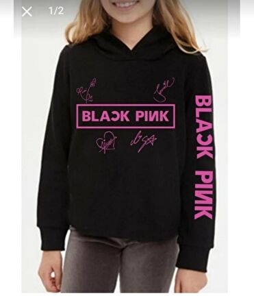 BLACKPİNK UNİSEX SWEATSHİRT ŞAPKA CÜZDAN KOMBİN
