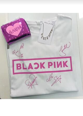 Blackpink Unisex T-shirt Cüzdan Kolye Kombin