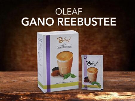 Oleaf Gano Reebustee Süt, Siyah Çay ve Ganoderma Mantarı İçeren İçecek